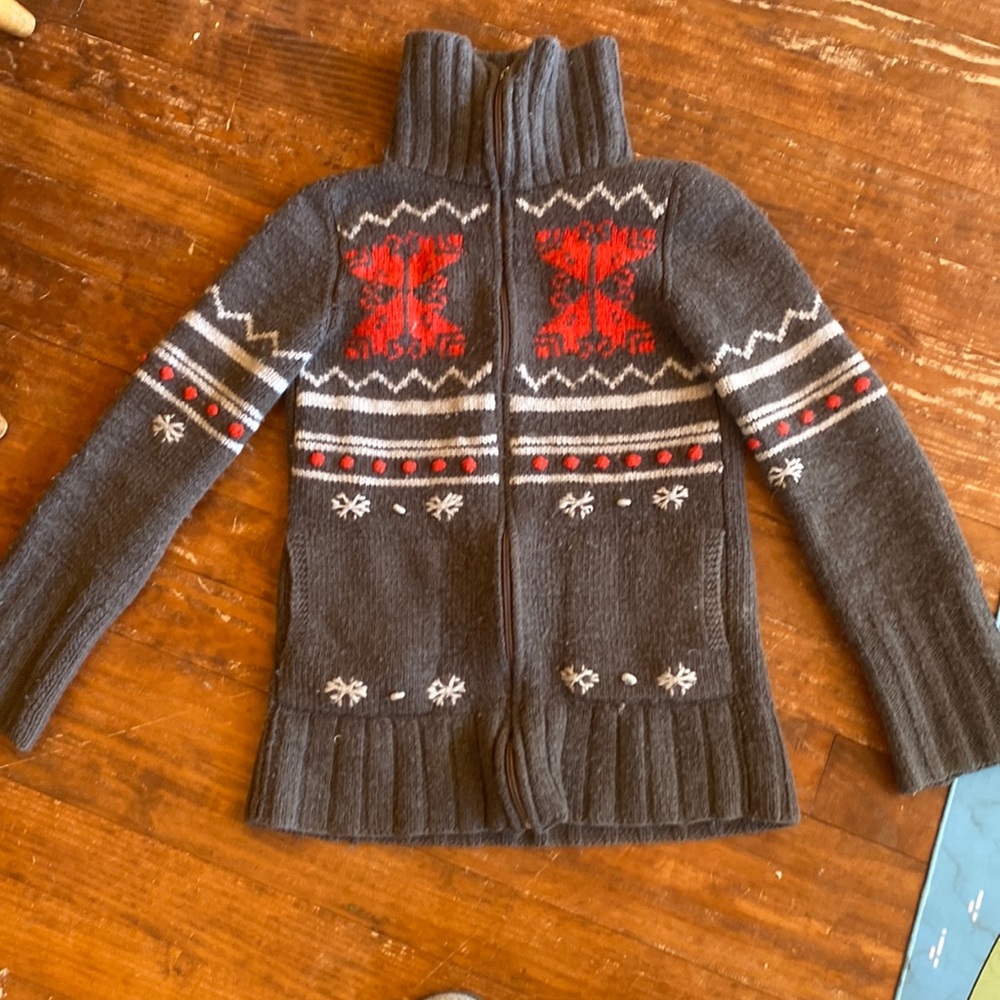 Cowichan style sweater handmade